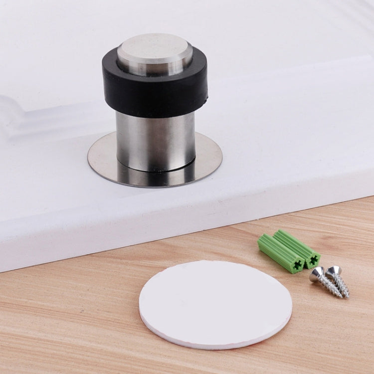 2 PCS Ingranaggio per porta anti-collisione in gomma Punzonatura per porta rotonda in acciaio inossidabile Resistente per porta cilindrica a forma di pavimento per la casa, 46mm Punch, 60mm Punch, 80mm Punch, 46mm Punch-free, 60mm Punch-free           ...