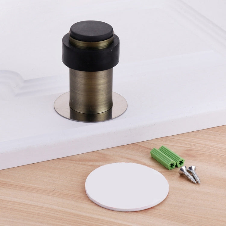2 PCS Ingranaggio per porta anti-collisione in gomma Punzonatura per porta rotonda in acciaio inossidabile Resistente per porta cilindrica a forma di pavimento per la casa, 46mm Punch, 60mm Punch, 80mm Punch, 46mm Punch-free, 60mm Punch-free           ...