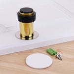 2 PCS Ingranaggio per porta anti-collisione in gomma Punzonatura per porta rotonda in acciaio inossidabile Resistente per porta cilindrica a forma di pavimento per la casa, 46mm Punch, 60mm Punch, 80mm Punch, 46mm Punch-free, 60mm Punch-free           ...