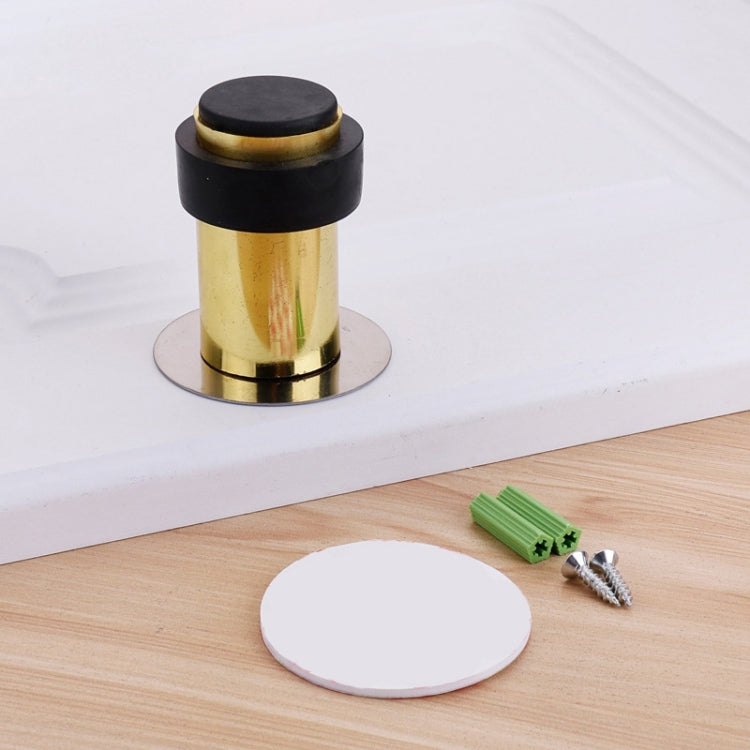 2 PCS Ingranaggio per porta anti-collisione in gomma Punzonatura per porta rotonda in acciaio inossidabile Resistente per porta cilindrica a forma di pavimento per la casa, 46mm Punch, 60mm Punch, 80mm Punch, 46mm Punch-free, 60mm Punch-free           ...