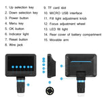 Microscopio elettronico 5 pollici 1080P HD USB con LED