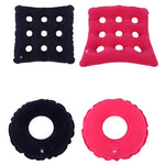 Cuscino gonfiabile antidecubito da 2 pezzi per donne incinte e anziani Cuscino sanitario, Stile:, Square Blue, Square Rose Red, Round Blue, Round Rose Red