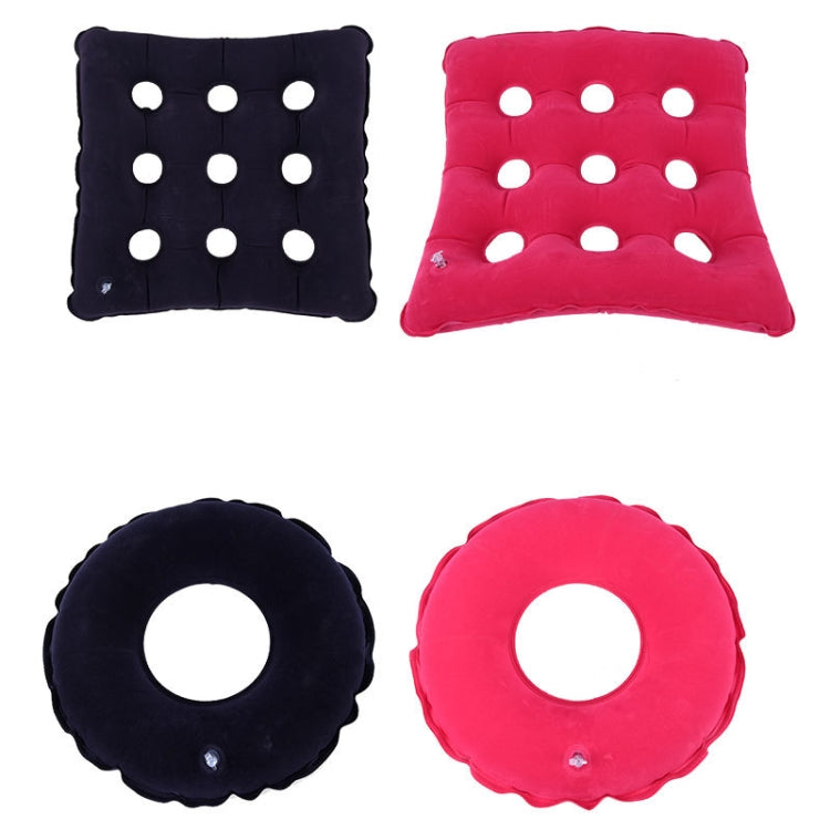 Cuscino gonfiabile antidecubito da 2 pezzi per donne incinte e anziani Cuscino sanitario, Stile:, Square Blue, Square Rose Red, Round Blue, Round Rose Red