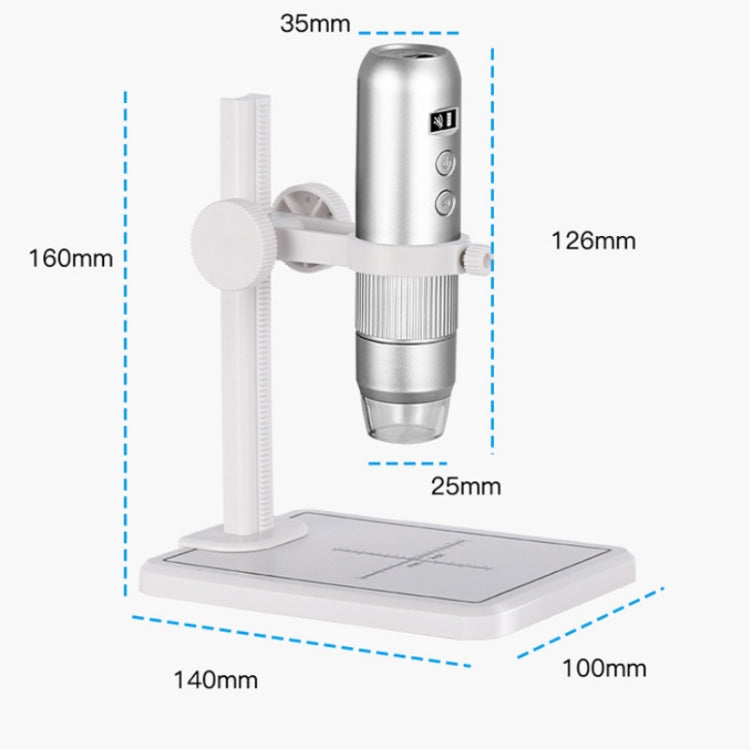 Microscopio elettronico wireless WIFI 1080P HD Lente d'ingrandimento per ispezione di manutenzione digitale