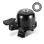 WEST BIKING YP0706048 Mini campanello per bicicletta in rame per mountain bike, West Biking Bicycle Bell(Black), West Biking Bicycle Bell(Golden)