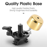 WEST BIKING YP0706048 Mini campanello per bicicletta in rame per mountain bike, West Biking Bicycle Bell(Black), West Biking Bicycle Bell(Golden)