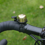 WEST BIKING YP0706048 Mini campanello per bicicletta in rame per mountain bike, West Biking Bicycle Bell(Black), West Biking Bicycle Bell(Golden)