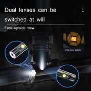 Strumento di ispezione per auto per tubi con schermo portatile HD per endoscopio industriale a doppia lente, Line Length 1m, Line Length 5m, Line Length 10m