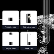 Strumento di ispezione per auto per tubi con schermo portatile HD per endoscopio industriale a doppia lente, Line Length 1m, Line Length 5m, Line Length 10m