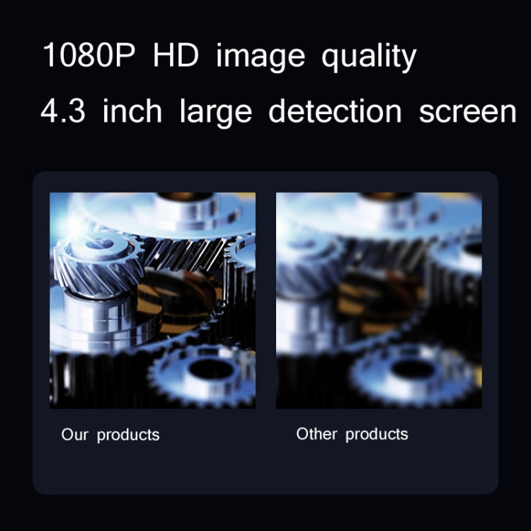 Endoscopio industriale HD con schermo portatile 4,3"