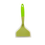 2 pezzi spatola antiaderente in silicone per bistecca a bocca larga, spatola per pizza, utensile da cucina, Green + Green, Pink + Green, Blue + Pink, Orange + Orange