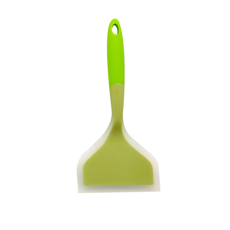 2 pezzi spatola antiaderente in silicone per bistecca a bocca larga, spatola per pizza, utensile da cucina, Green + Green, Pink + Green, Blue + Pink, Orange + Orange