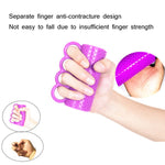 Dispositivo per impugnatura in silicone per allenamento per la riabilitazione della forza delle dita dell'emiplegia Palla per impugnatura per massaggio con dita per adulti