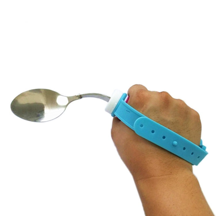 Cucchiaio self-service pieghevole anti-agitazione in acciaio inossidabile 304 per disabili e anziani, Spoon
