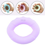 Dispositivo per l'allenamento della forza delle dita con anello di presa per bambini da 3 pezzi, 5LB (Finite Orange Pink), 15LB (Finite Light Blue), 25LB (Finite Light Purple), 35LB (Finite Light Green), 5LB (Olive Orange Pink), 15LB (Olive Light Blue)...