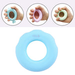 Dispositivo per l'allenamento della forza delle dita con anello di presa per bambini da 3 pezzi, 5LB (Finite Orange Pink), 15LB (Finite Light Blue), 25LB (Finite Light Purple), 35LB (Finite Light Green), 5LB (Olive Orange Pink), 15LB (Olive Light Blue)...