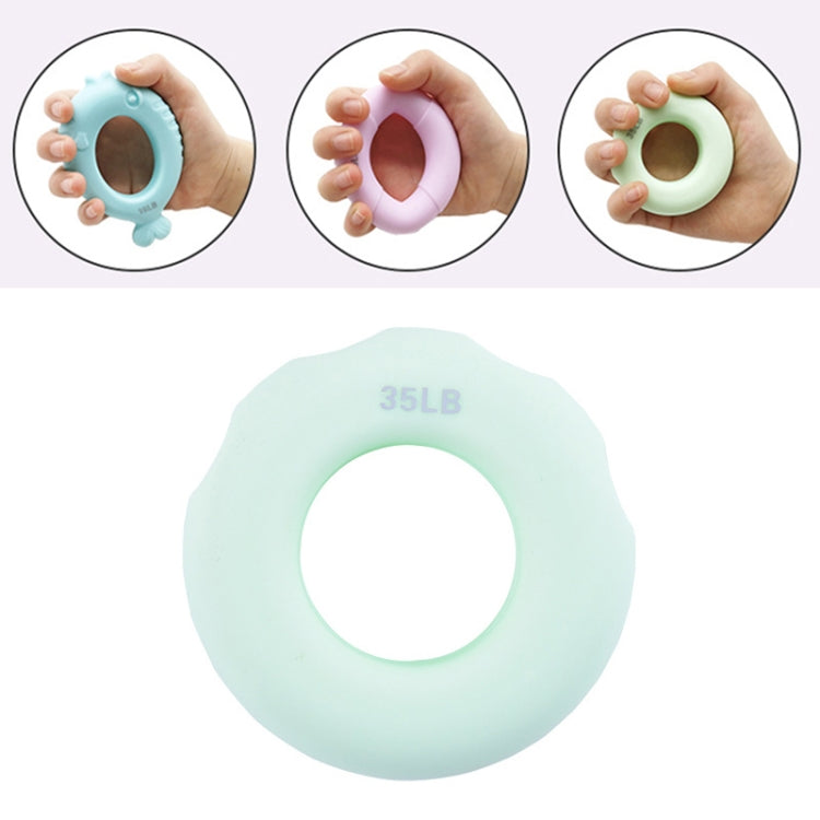 Dispositivo per l'allenamento della forza delle dita con anello di presa per bambini da 3 pezzi, 5LB (Finite Orange Pink), 15LB (Finite Light Blue), 25LB (Finite Light Purple), 35LB (Finite Light Green), 5LB (Olive Orange Pink), 15LB (Olive Light Blue)...