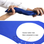 Yanxiang Anziani Mangiare Bavaglino Impermeabile in Silicone Tasca per Saliva Usa E Getta Ampliata per Adulti, Silicone Waterproof Bib