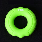 Anello per presa per esercizi con dita in silicone da 2 pezzi, 20LB (Dot Green), 40LB (Dot Blue), 60LB(Dot Orange), 80LB(Dot Purple), 100LB (Dot Gray), 30LB (General Yellow), 40LB (General Rose Red), Universal point of 50LB blue, 60LB (General Green)  ...
