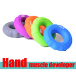 Anello per presa per esercizi con dita in silicone da 2 pezzi, 20LB (Dot Green), 40LB (Dot Blue), 60LB(Dot Orange), 80LB(Dot Purple), 100LB (Dot Gray), 30LB (General Yellow), 40LB (General Rose Red), Universal point of 50LB blue, 60LB (General Green)  ...