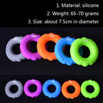 Anello per presa per esercizi con dita in silicone da 2 pezzi, 20LB (Dot Green), 40LB (Dot Blue), 60LB(Dot Orange), 80LB(Dot Purple), 100LB (Dot Gray), 30LB (General Yellow), 40LB (General Rose Red), Universal point of 50LB blue, 60LB (General Green)  ...