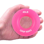 Anello per presa per esercizi con dita in silicone da 2 pezzi, 20LB (Dot Green), 40LB (Dot Blue), 60LB(Dot Orange), 80LB(Dot Purple), 100LB (Dot Gray), 30LB (General Yellow), 40LB (General Rose Red), Universal point of 50LB blue, 60LB (General Green)  ...