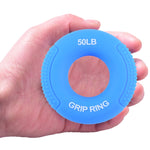 Anello per presa per esercizi con dita in silicone da 2 pezzi, 20LB (Dot Green), 40LB (Dot Blue), 60LB(Dot Orange), 80LB(Dot Purple), 100LB (Dot Gray), 30LB (General Yellow), 40LB (General Rose Red), Universal point of 50LB blue, 60LB (General Green)  ...