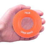 Anello per presa per esercizi con dita in silicone da 2 pezzi, 20LB (Dot Green), 40LB (Dot Blue), 60LB(Dot Orange), 80LB(Dot Purple), 100LB (Dot Gray), 30LB (General Yellow), 40LB (General Rose Red), Universal point of 50LB blue, 60LB (General Green)  ...