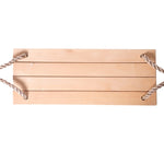 Altalena in legno per interni ed esterni per bambini adulti Altalena a quattro assi, consegna a colori casuali (rosso), Wooden