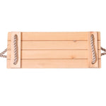 Altalena in legno per interni ed esterni per bambini adulti Altalena a quattro assi, consegna a colori casuali (rosso), Wooden