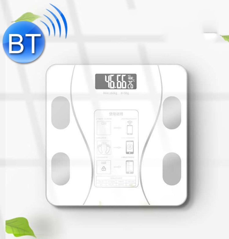 Bilancia intelligente Bluetooth per la misurazione del grasso corporeo domestico, bilancia per la salute, Solar + Charge Model