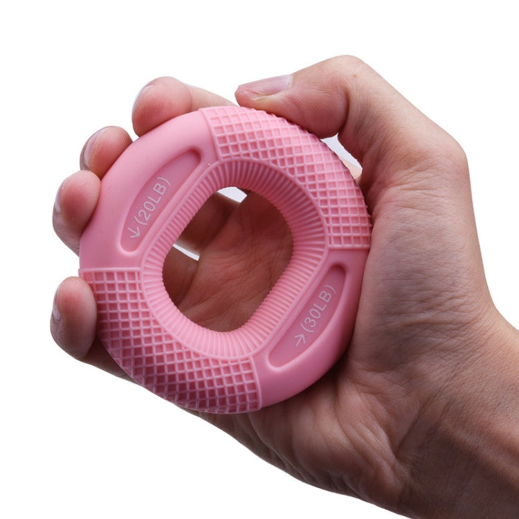 2 pezzi di forza regolabile in silicone con pinza per braccio, forza muscolare, riabilitazione, allenamento, attrezzatura per il fitness, 20/30LB （Pink）, 30 / 40LB（Rose Red）, 40 / 50LB（Blue）, 50 / 60LB（Orange）, 70 / 80LB（Black）