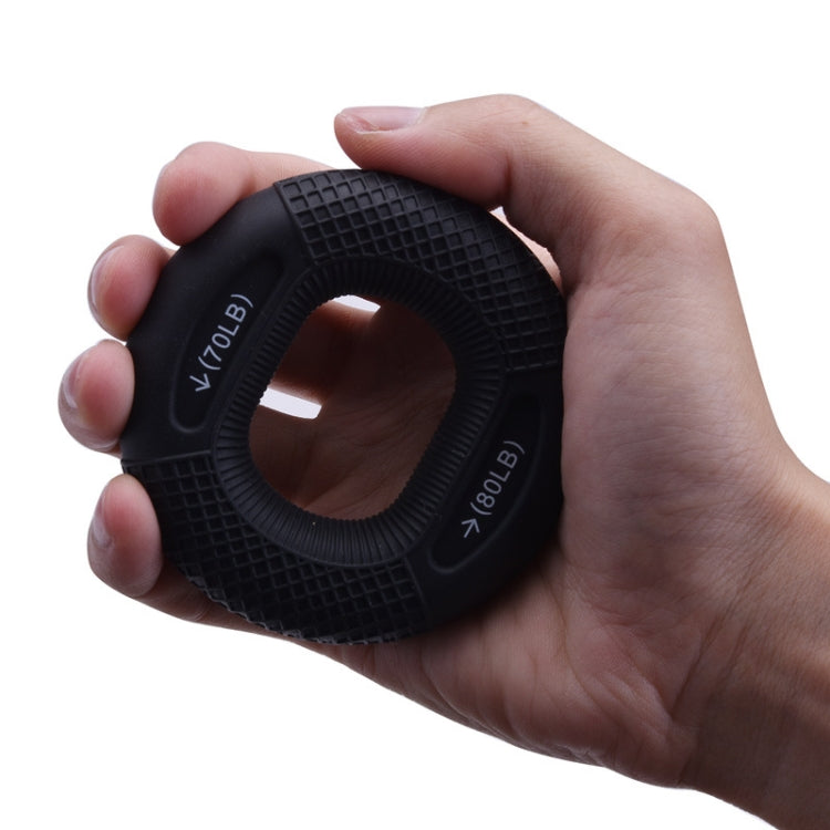2 pezzi di forza regolabile in silicone con pinza per braccio, forza muscolare, riabilitazione, allenamento, attrezzatura per il fitness, 20/30LB （Pink）, 30 / 40LB（Rose Red）, 40 / 50LB（Blue）, 50 / 60LB（Orange）, 70 / 80LB（Black）