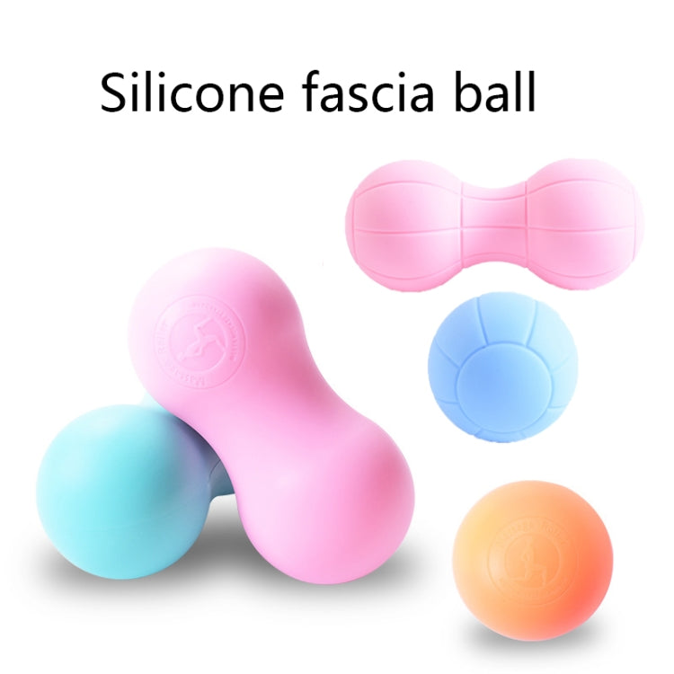 Palla per fascia, rilassamento muscolare, palla per yoga, massaggio alla schiena, palla in silicone, Flat Pink Ball, Flat Blue Ball, Flat Orange Ball, Flat Matcha Green Ball, Flat Pink Peanut Ball, Flat Blue Peanut Ball, Flat Orange Peanut Ball        ...