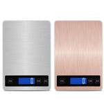 A10-1 Bilancia da cucina USB portatile Bilancia da banco per alimenti domestici, tè quasi grammo, 5kg / 1g(White), 10kg / 1g(White), 15kg / 1g(White), 5kg / 1g(Rose Gold), 10kg / 1g(Rose Gold), 15kg / 1g(Rose Gold)