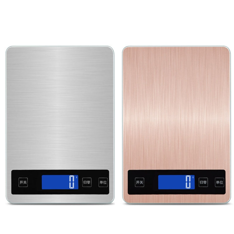 A10-1 Bilancia da cucina USB portatile Bilancia da banco per alimenti domestici, tè quasi grammo, 5kg / 1g(White), 10kg / 1g(White), 15kg / 1g(White), 5kg / 1g(Rose Gold), 10kg / 1g(Rose Gold), 15kg / 1g(Rose Gold)