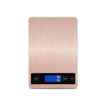 A10-1 Bilancia da cucina USB portatile Bilancia da banco per alimenti domestici, tè quasi grammo, 5kg / 1g(White), 10kg / 1g(White), 15kg / 1g(White), 5kg / 1g(Rose Gold), 10kg / 1g(Rose Gold), 15kg / 1g(Rose Gold)
