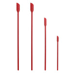 2 set 4 in 1 raschietto mini-punta in silicone per allungamento di raschietti per bottiglie cosmetiche, set di spatole per marmellata, 4 in 1 Red, 4 in 1 Black, 4 in 1 Colorful, 4 in 1 Purple, 4 in 1 Green
