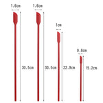2 set 4 in 1 raschietto mini-punta in silicone per allungamento di raschietti per bottiglie cosmetiche, set di spatole per marmellata, 4 in 1 Red, 4 in 1 Black, 4 in 1 Colorful, 4 in 1 Purple, 4 in 1 Green