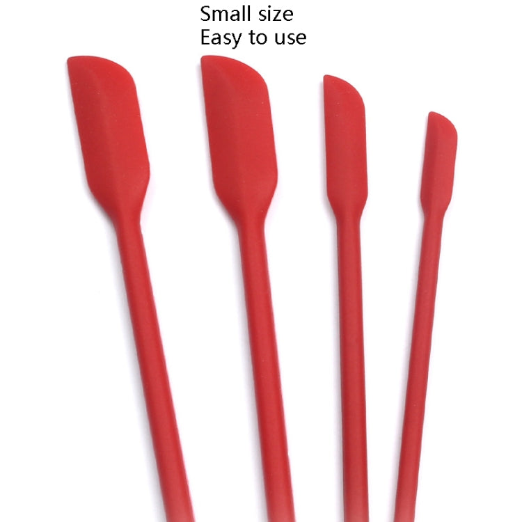 2 set 4 in 1 raschietto mini-punta in silicone per allungamento di raschietti per bottiglie cosmetiche, set di spatole per marmellata, 4 in 1 Red, 4 in 1 Black, 4 in 1 Colorful, 4 in 1 Purple, 4 in 1 Green
