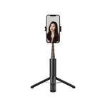 Selfie Stick Bluetooth con Treppiede e Luce di Riempimento