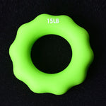 Anello per presa per esercizi con dita, dispositivo di presa per segni di dita in silicone da 2 pezzi, 15LB (Green), 35LB (Blue), 55LB (Orange), 75LB (Purple), 95LB (Gray)