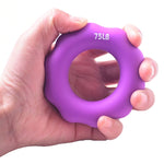 Anello per presa per esercizi con dita, dispositivo di presa per segni di dita in silicone da 2 pezzi, 15LB (Green), 35LB (Blue), 55LB (Orange), 75LB (Purple), 95LB (Gray)