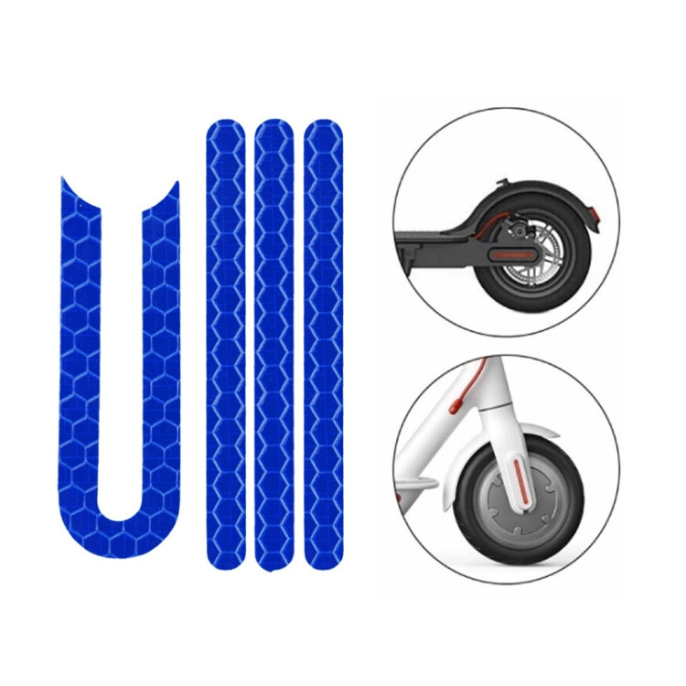 5 pezzi di adesivi per scooter Cursore riflettente Adesivo riflettente per parafango per scooter, For Xiaomi Mijia M365 / M365 Pro (White), For Xiaomi Mijia M365 / M365 Pro (Yellow), For Xiaomi Mijia M365 / M365 Pro (Blue), For Ninebot Max G30 (White) ...