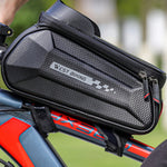 WEST BIKING Borsa da 7 pollici per bici con tubo superiore e guscio rigido anteriore con touch screen Borsa per attrezzatura da guida impermeabile, YP0707261