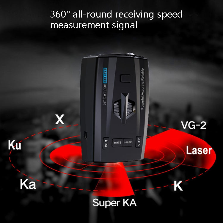 RAD1000 Tachimetro radar laser per auto Radar di velocità mobile per auto Cane elettronico, RAD1000