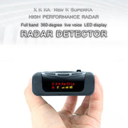 Altoparlante radar laser STR550 Altoparlante mobile per auto Supporto elettronico per cani inglese/russo, STR550