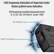 Altoparlante radar laser STR550 Altoparlante mobile per auto Supporto elettronico per cani inglese/russo, STR550