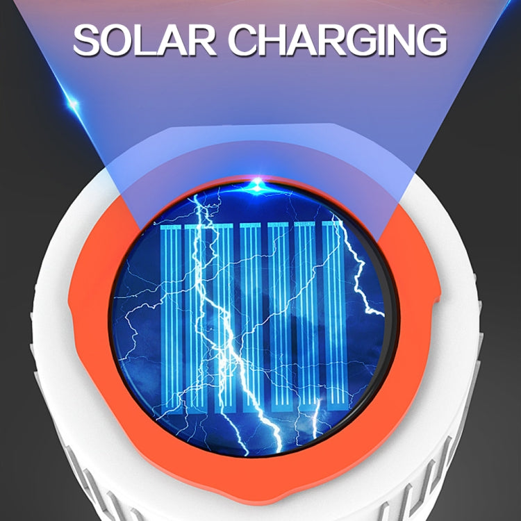 Lampada solare LED 8W con batteria ricaricabile e 5 modalità luce