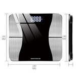 SONGYING SY06 Bilancia intelligente per il grasso corporeo Bilancia per peso corporeo domestica, Battery Version(290x260mm), Battery Version(260x260mm), Charging Version(290x260mm), Charging Version(260x260mm)